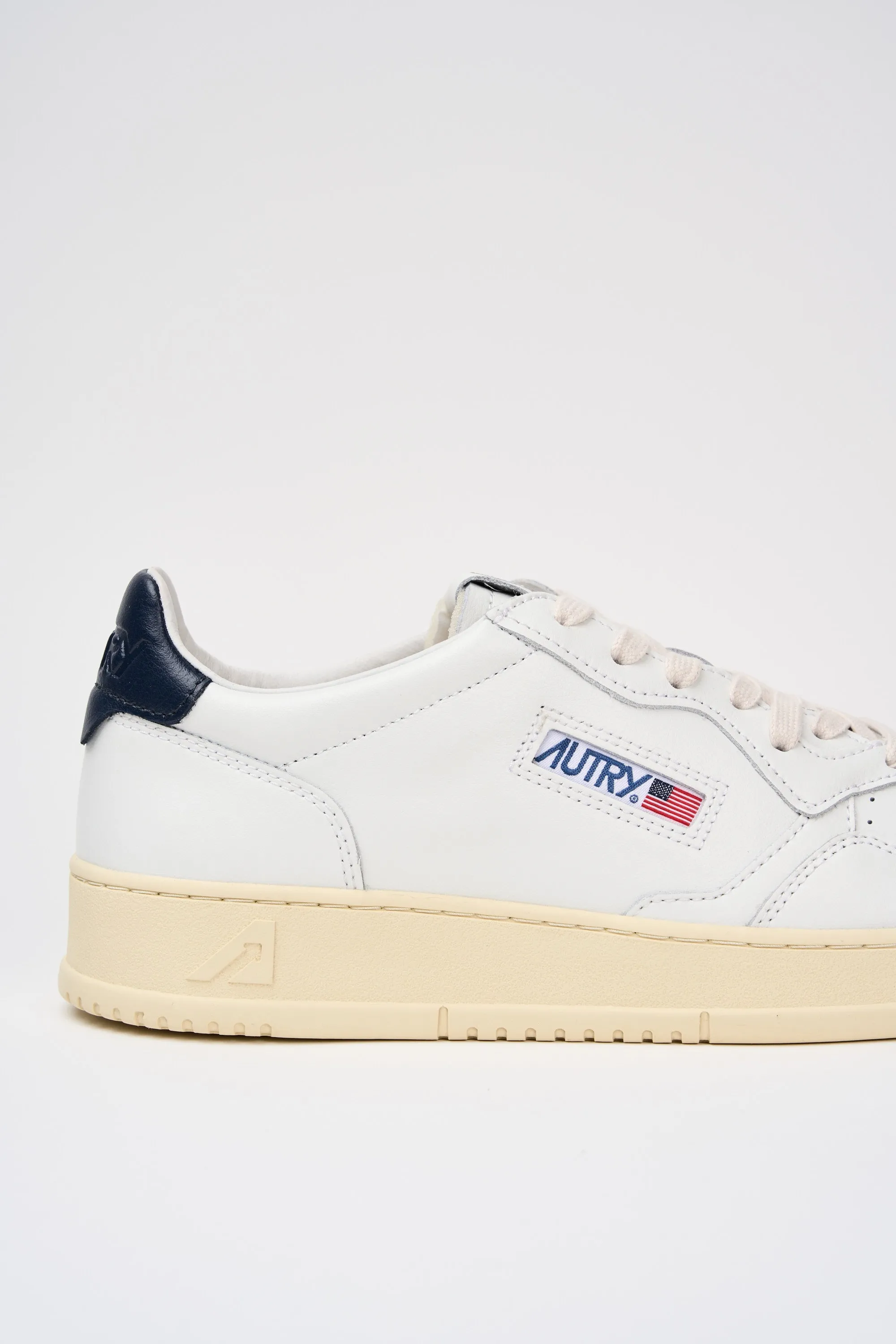 Autry Sneakers Medalist Low Man Leat Leat Bianco Uomo