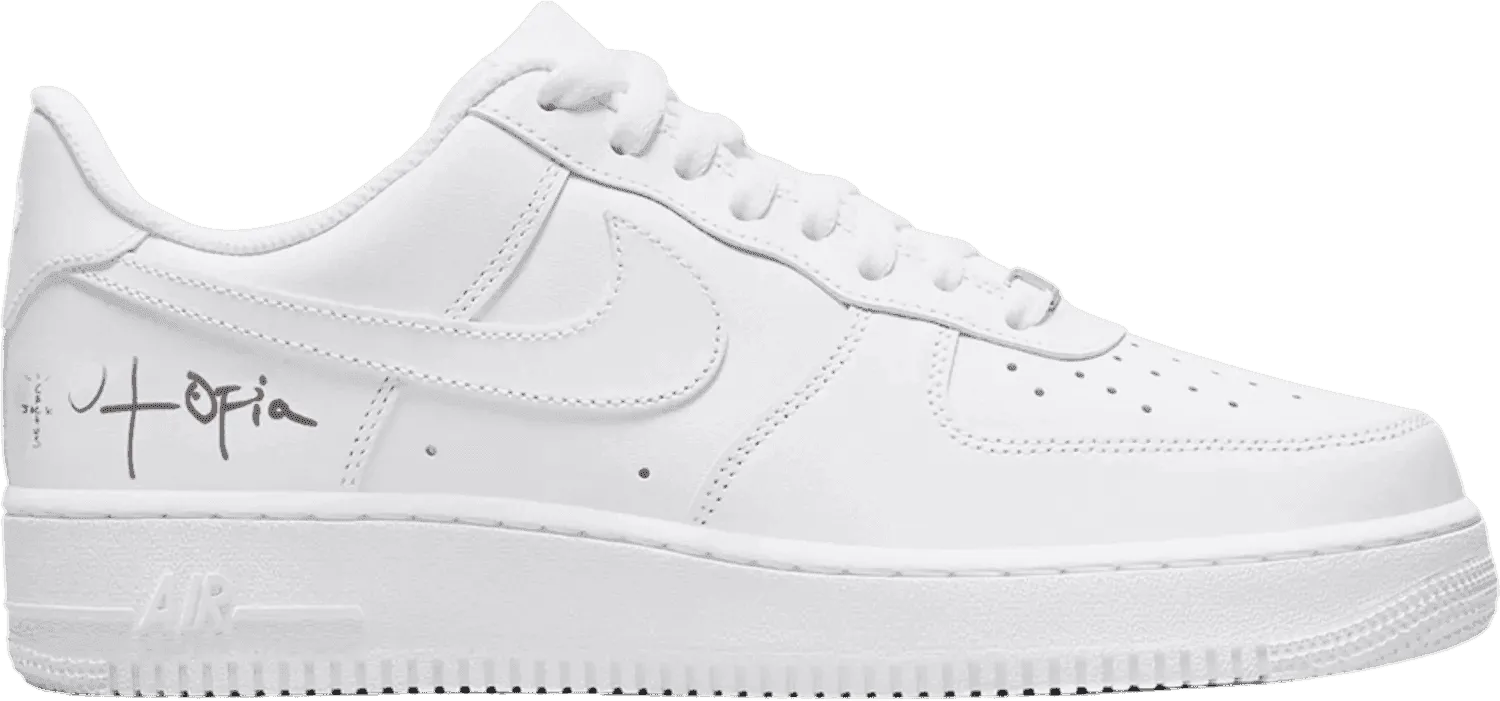 Nike Air Force 1 x Travis Scott Utopia White (Cactus Jack)