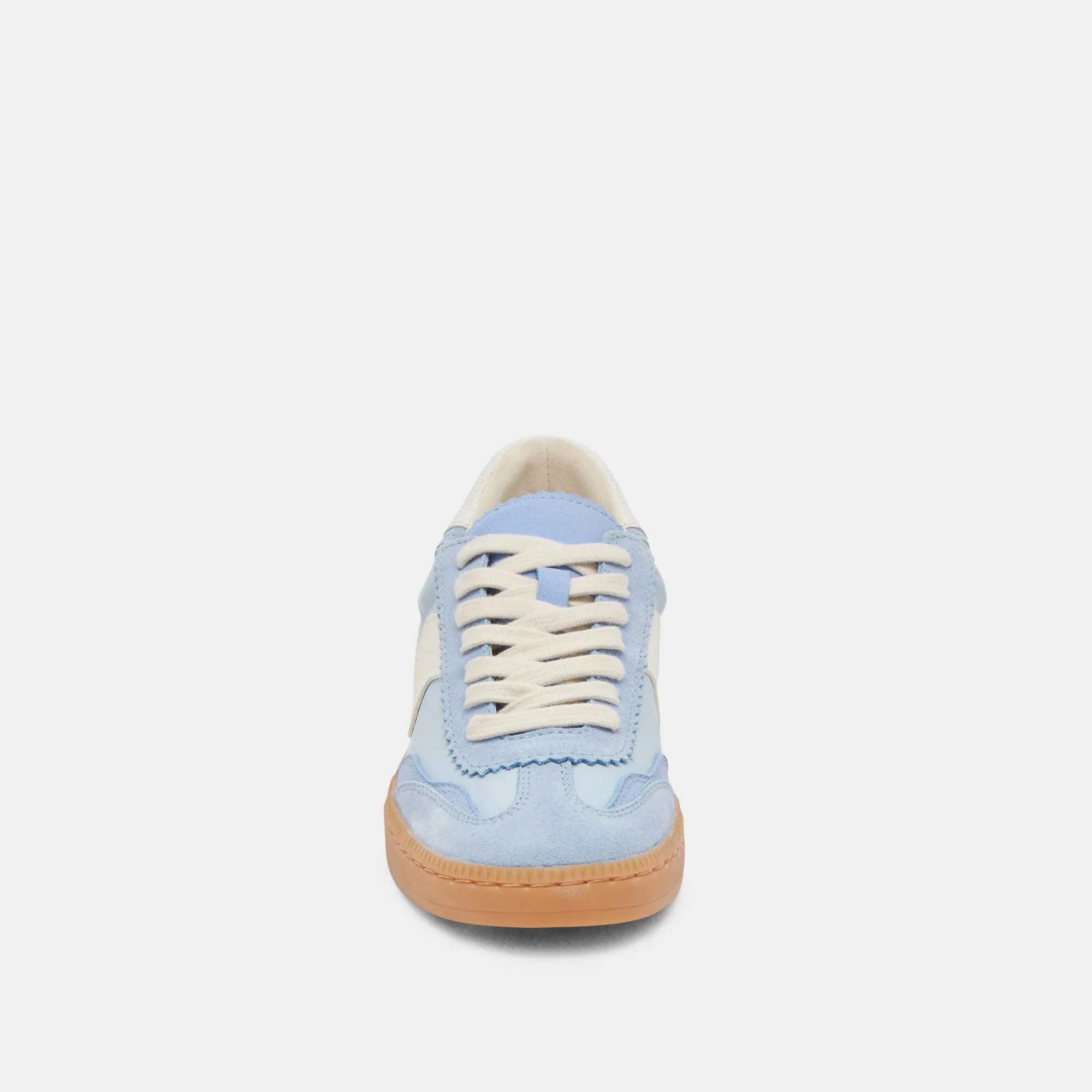 NOTICE WIDE SNEAKERS BLUE SUEDE