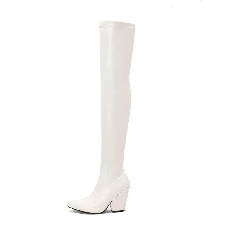 Over The Knee Boots Winter Boots for Women Plus Size