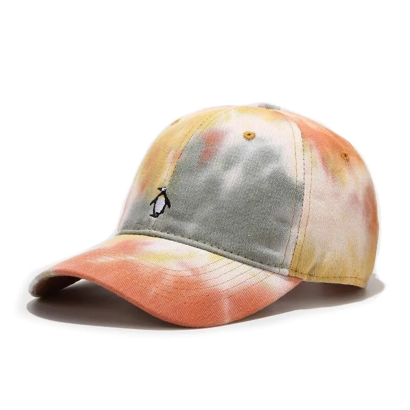 "TIE AND DYE" Casquette baseball Bleu Violet Vert - URB1™