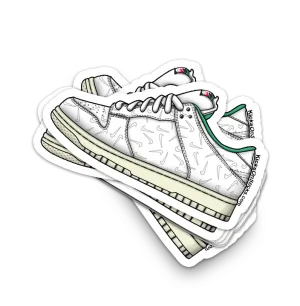 SB Dunk Low "Ben G" Sneaker Sticker